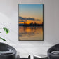 Molten Gold - Floater Framed Canvas Print