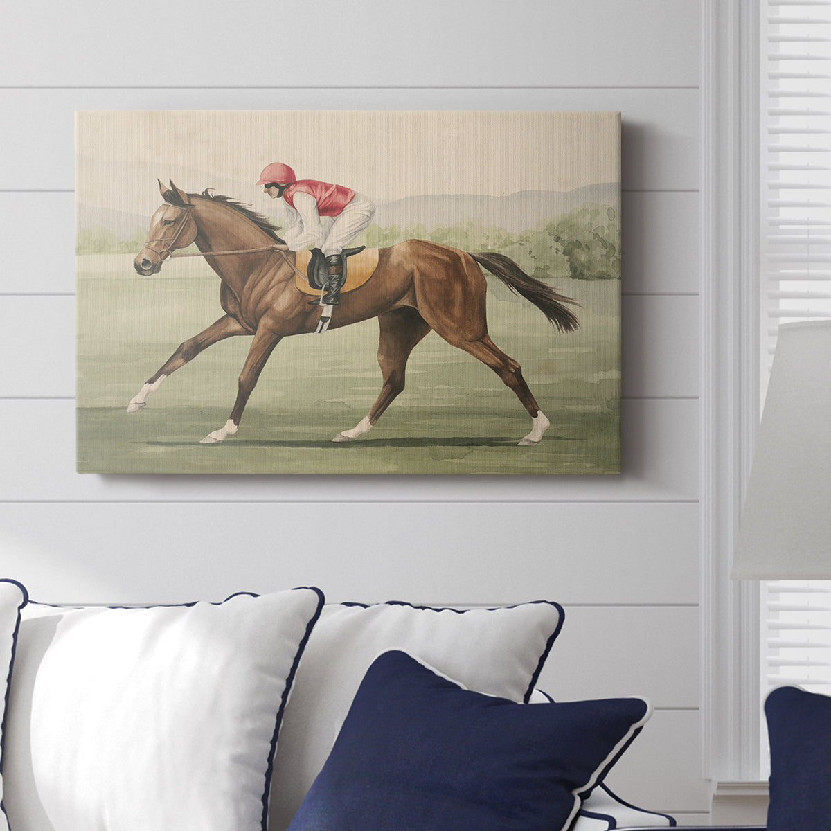 Vintage Equestrian I - Canvas Art Print
