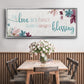 Family Blessing - Floater Framed Canvas Print