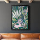 Purple Jungle Garden I - Modern Framed Canvas Print