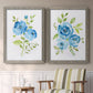 Blue Morning Bouquet I - Premium Framed Canvas 2 Piece Set - Ready to Hang