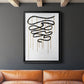 Weeping Ribbon I - Modern Framed Canvas Print