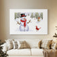 Silver Yule at Midnight - Canvas Art Print