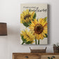 Fresh Picked Sunflowers - Canvas Art Print