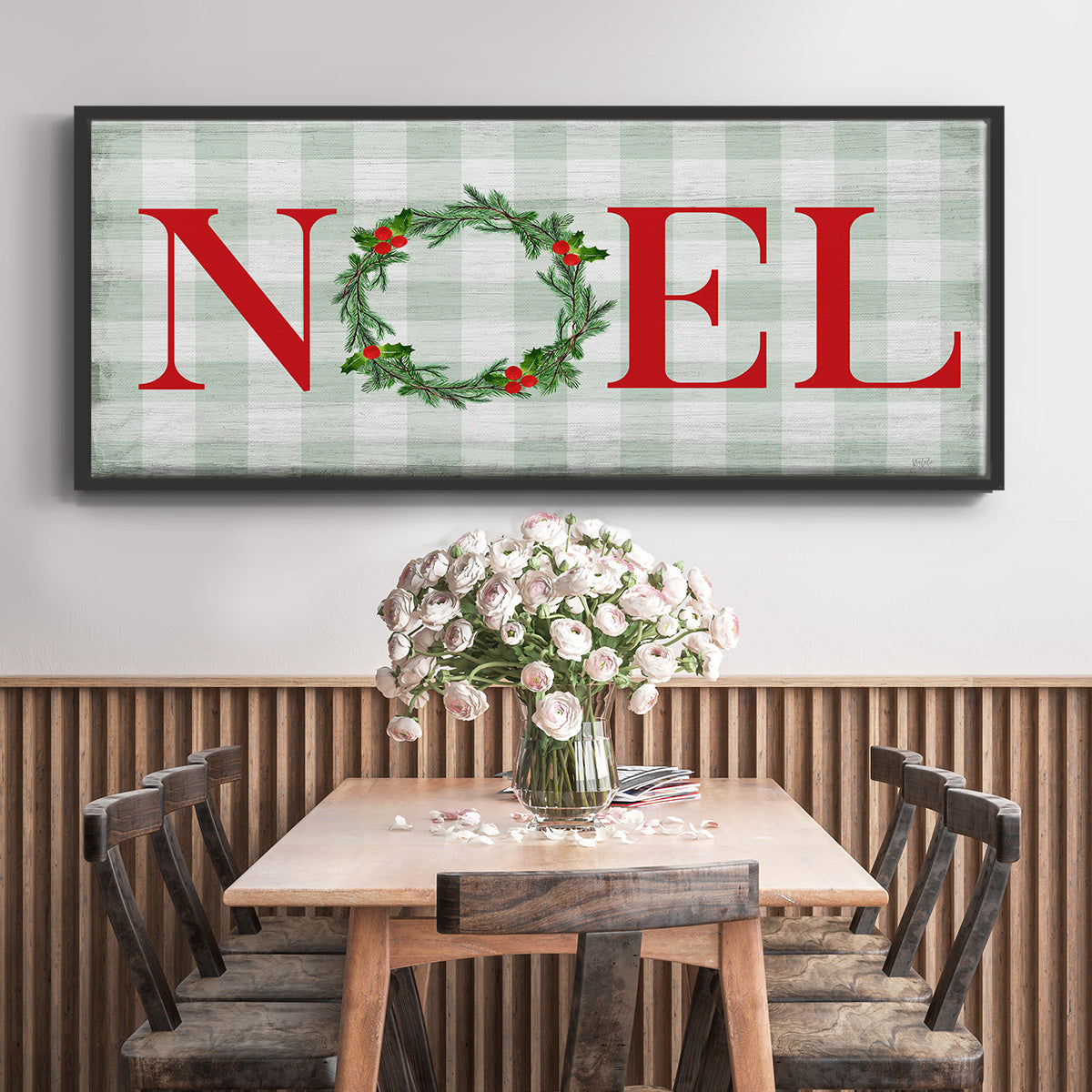 Noel - Floater Framed Canvas Print