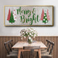 Merry & Bright - Floater Framed Canvas Print