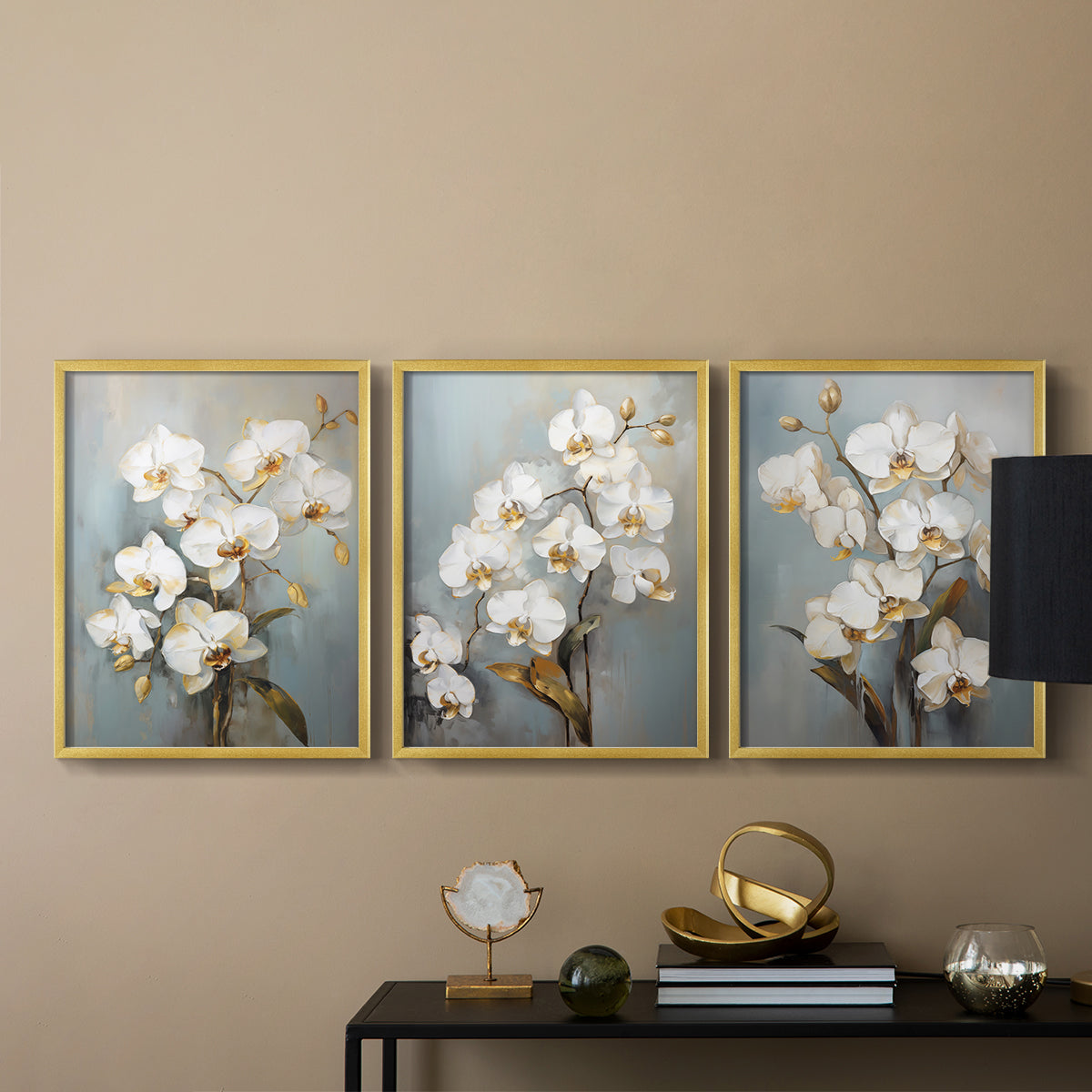 Floral Study Series LXV - Restickable Framed Art Set