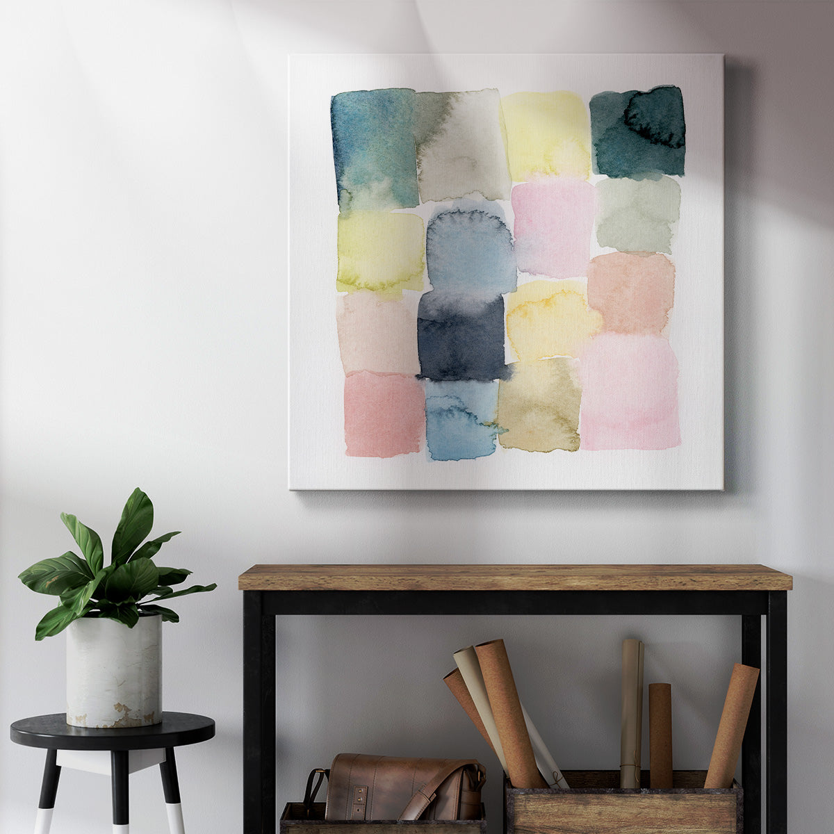 Pastel Patches II - Canvas Art Print