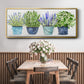 Fresh Herb Collection - Floater Framed Canvas Print