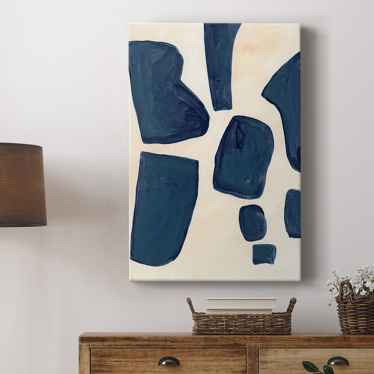 Blue Pieces I - Canvas Art Print