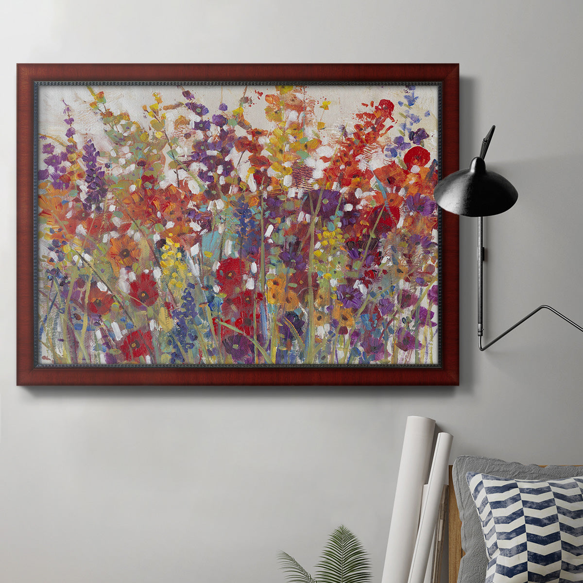 Variety of Flowers II Premium Framed Canvas- Ready to Hang