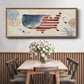Fourth of July Collection C - Floater Framed Canvas Print