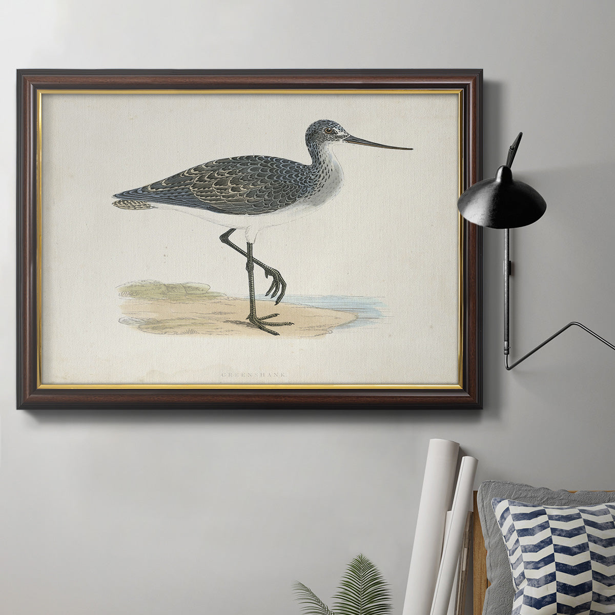 Morris Sandpipers III Premium Framed Canvas- Ready to Hang