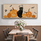 Pumpkin Patch Cats Collection D - Floater Framed Canvas Print
