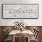 Holidays Gather - Floater Framed Canvas Print