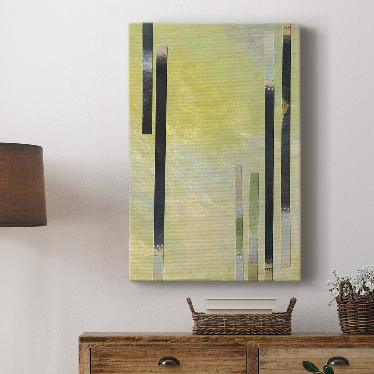 Neutral Assemblage I - Canvas Art Print
