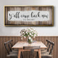 Y'all Come Back Now - Floater Framed Canvas Print