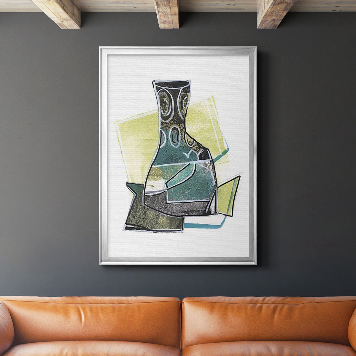 Jubilee Jugs I - Modern Framed Canvas Print