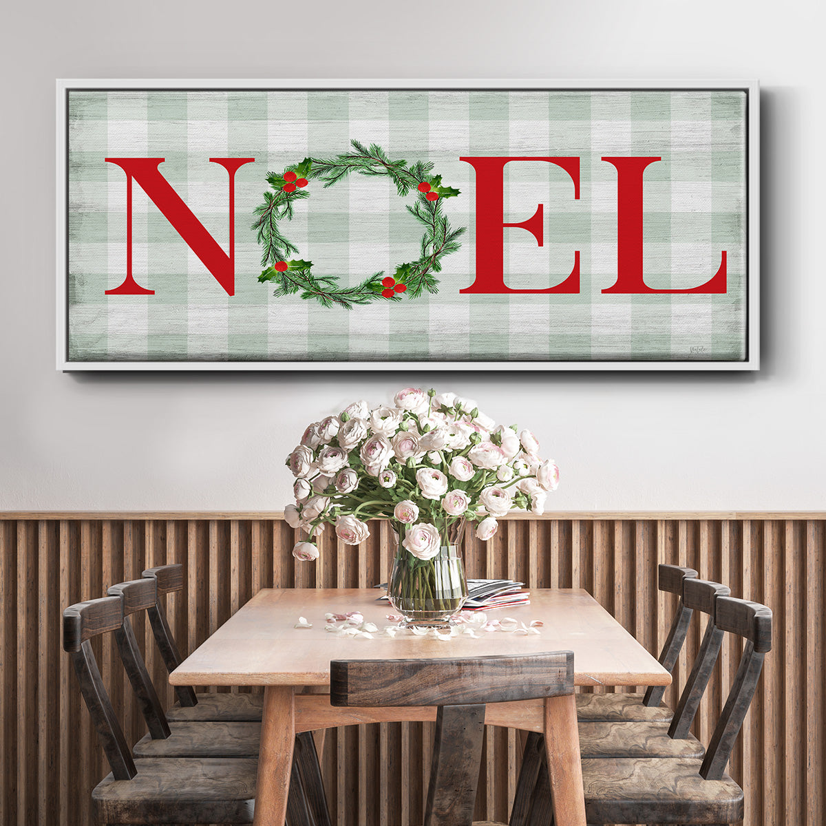 Noel - Floater Framed Canvas Print