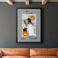 Trick or Treat Ghost - Modern Framed Canvas Print