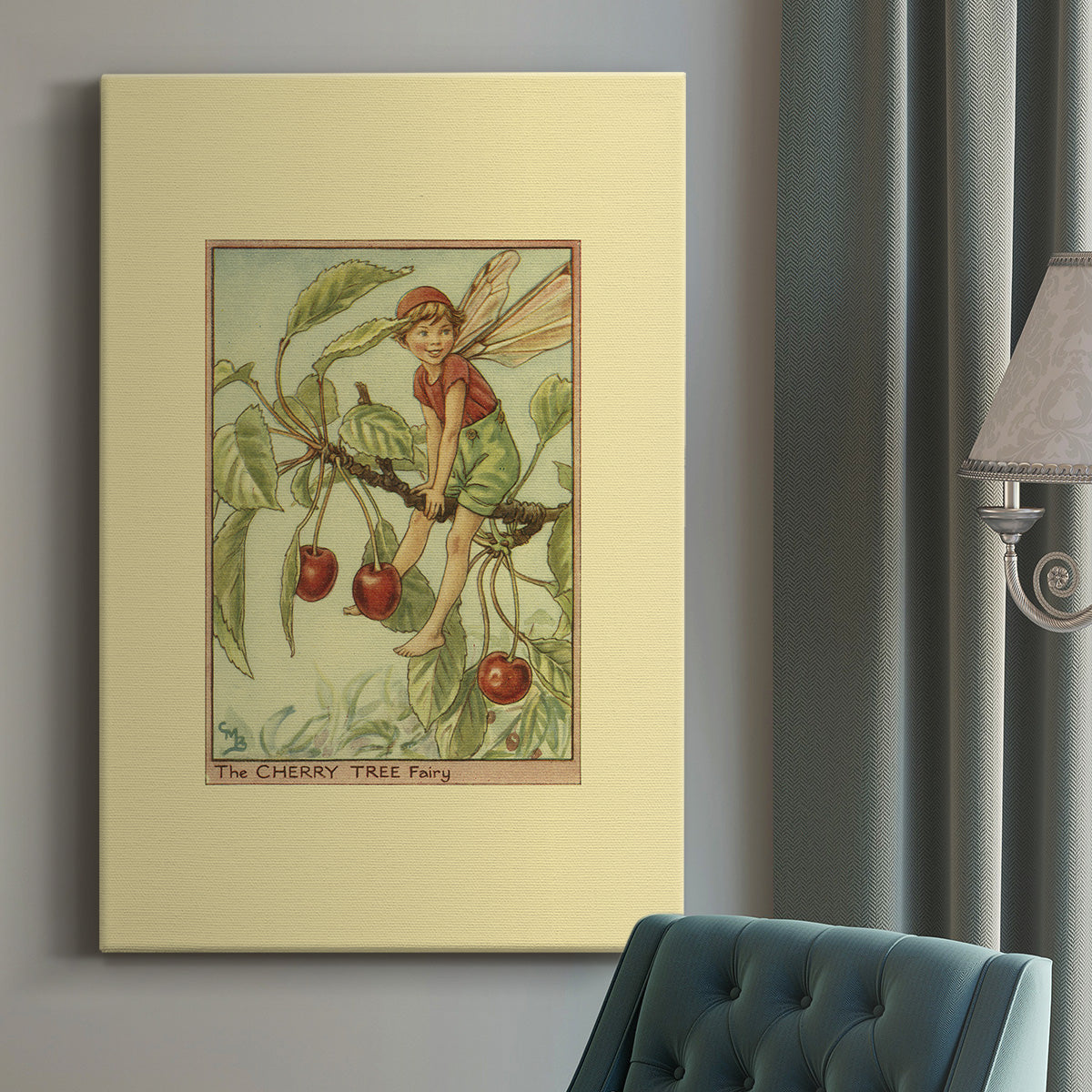 The Cherry Tree Fairy Premium Gallery Wrapped Canvas - Ready to Hang