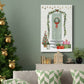 Festive Front Door I - Gallery Wrapped Canvas