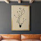 Spring Sprig Vase II - Modern Framed Canvas Print
