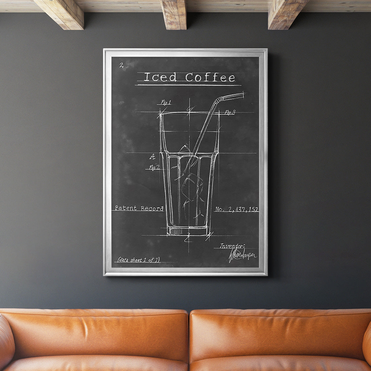 Morning Routine IV - Modern Framed Canvas Print