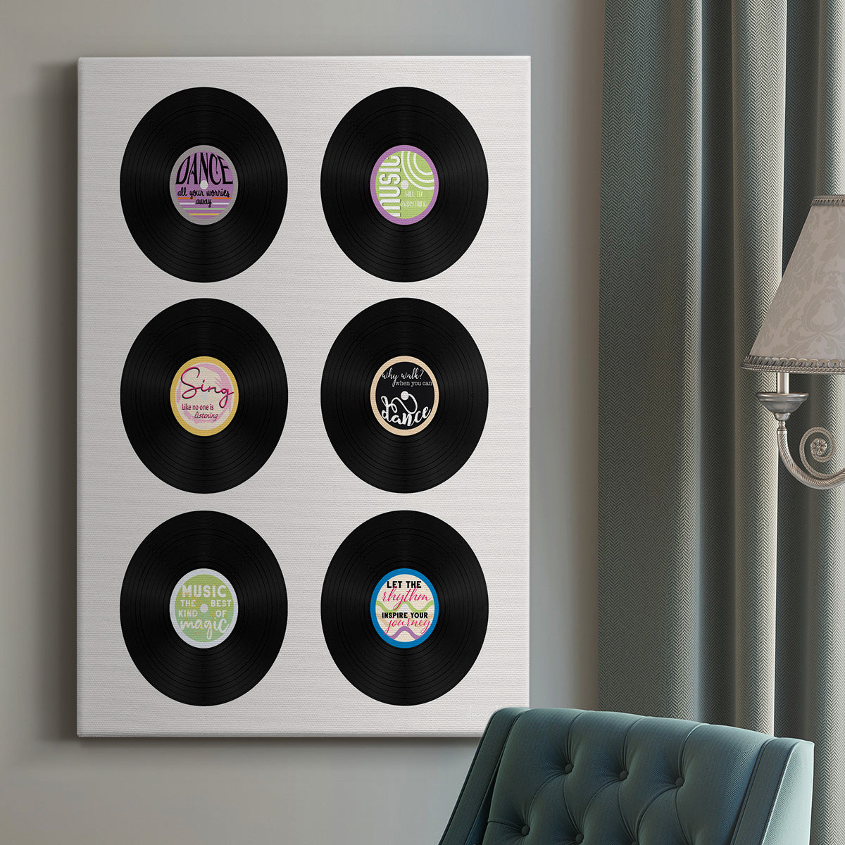 Vinyl Inspiration Premium Gallery Wrapped Canvas - Ready to Hang