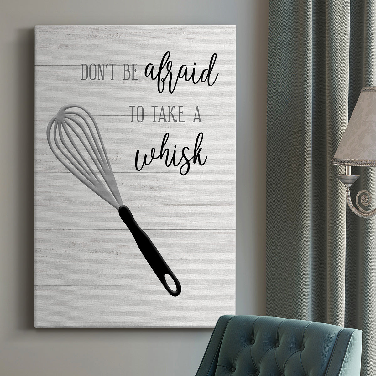 Take A Whisk Premium Gallery Wrapped Canvas - Ready to Hang