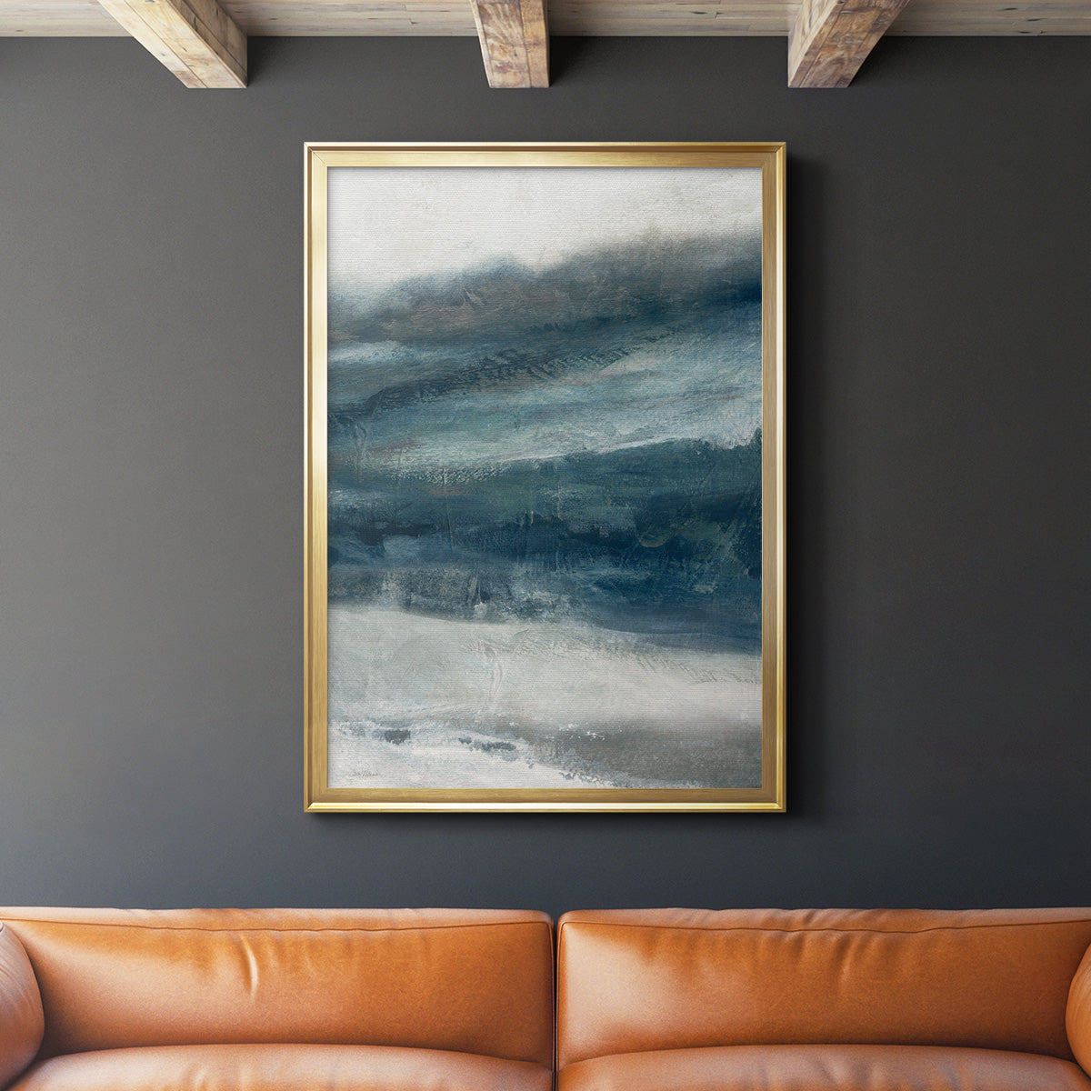 Private Inlet II - Modern Framed Canvas Print