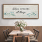 Floral Love - Floater Framed Canvas Print