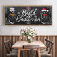 Build a Snowman - Floater Framed Canvas Print