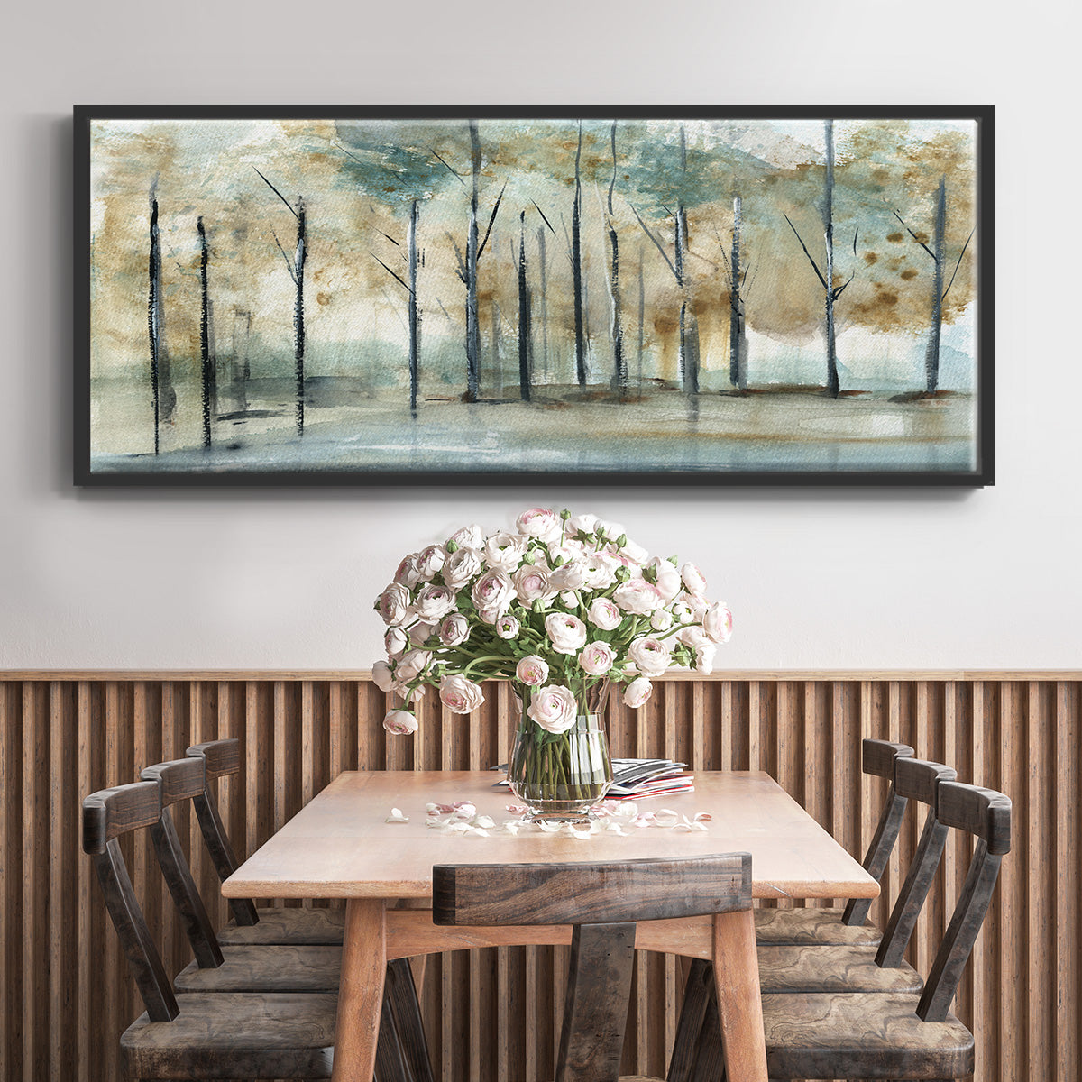 Debruce Light - Floater Framed Canvas Print