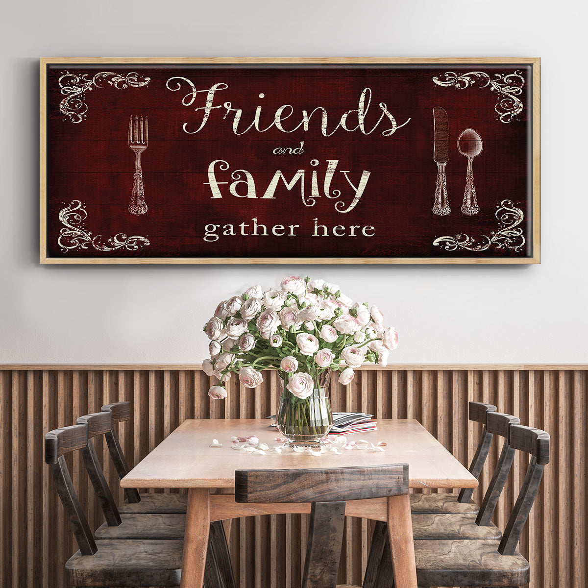 Friends and Family - Floater Framed Canvas Print