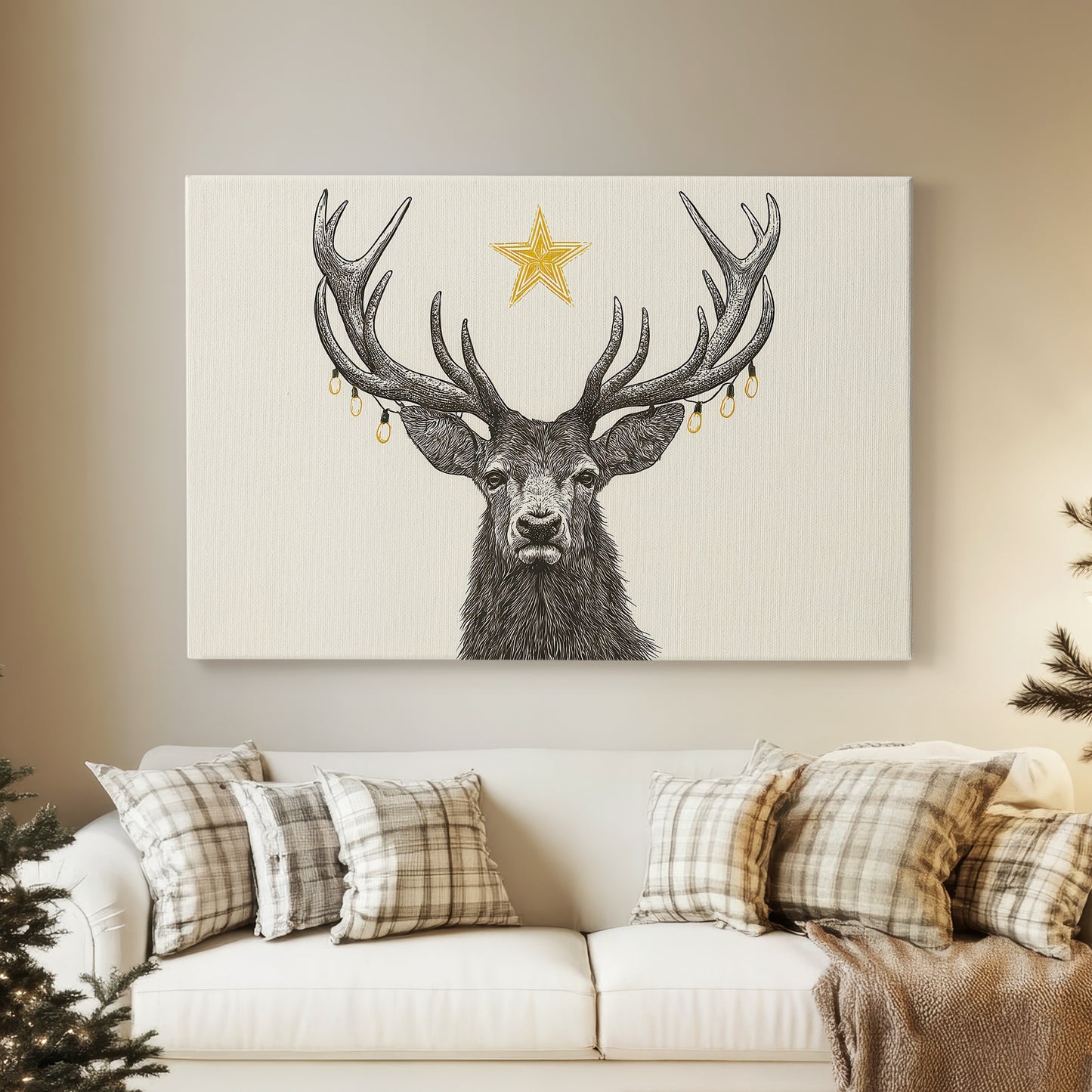 Silver Cottage at Eve - Canvas Art Print