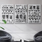 Grey Arches I - Floater Framed Canvas Set