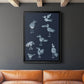 Flock I - Modern Framed Canvas Print