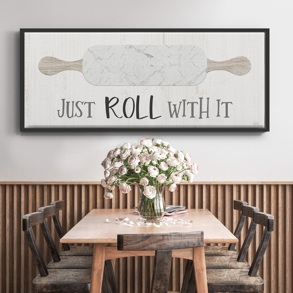 Roll With It - Floater Framed Canvas Print
