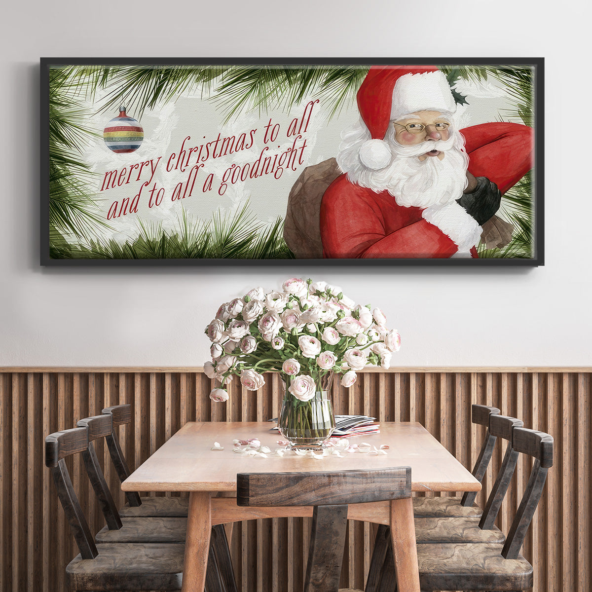 Arose Such a Clatter Collection D - Floater Framed Canvas Print