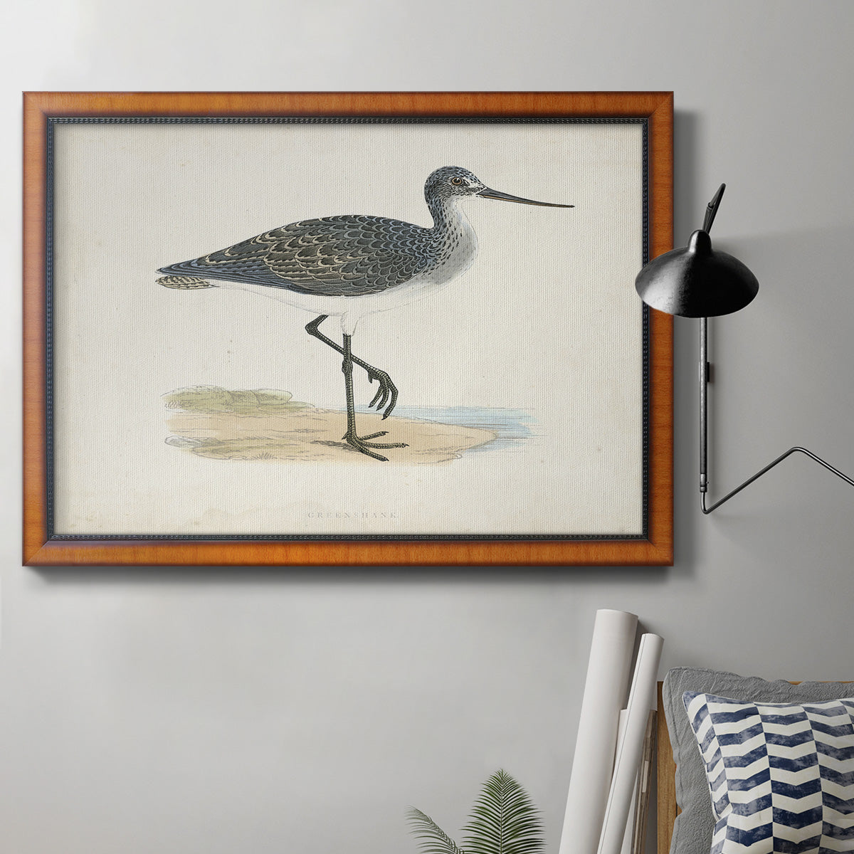 Morris Sandpipers III Premium Framed Canvas- Ready to Hang