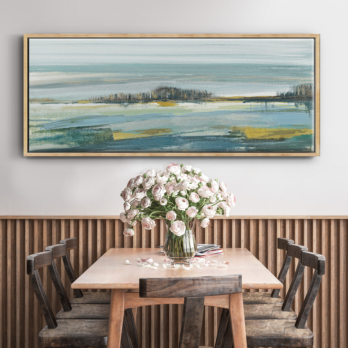 Lewbeach Vista - Floater Framed Canvas Print