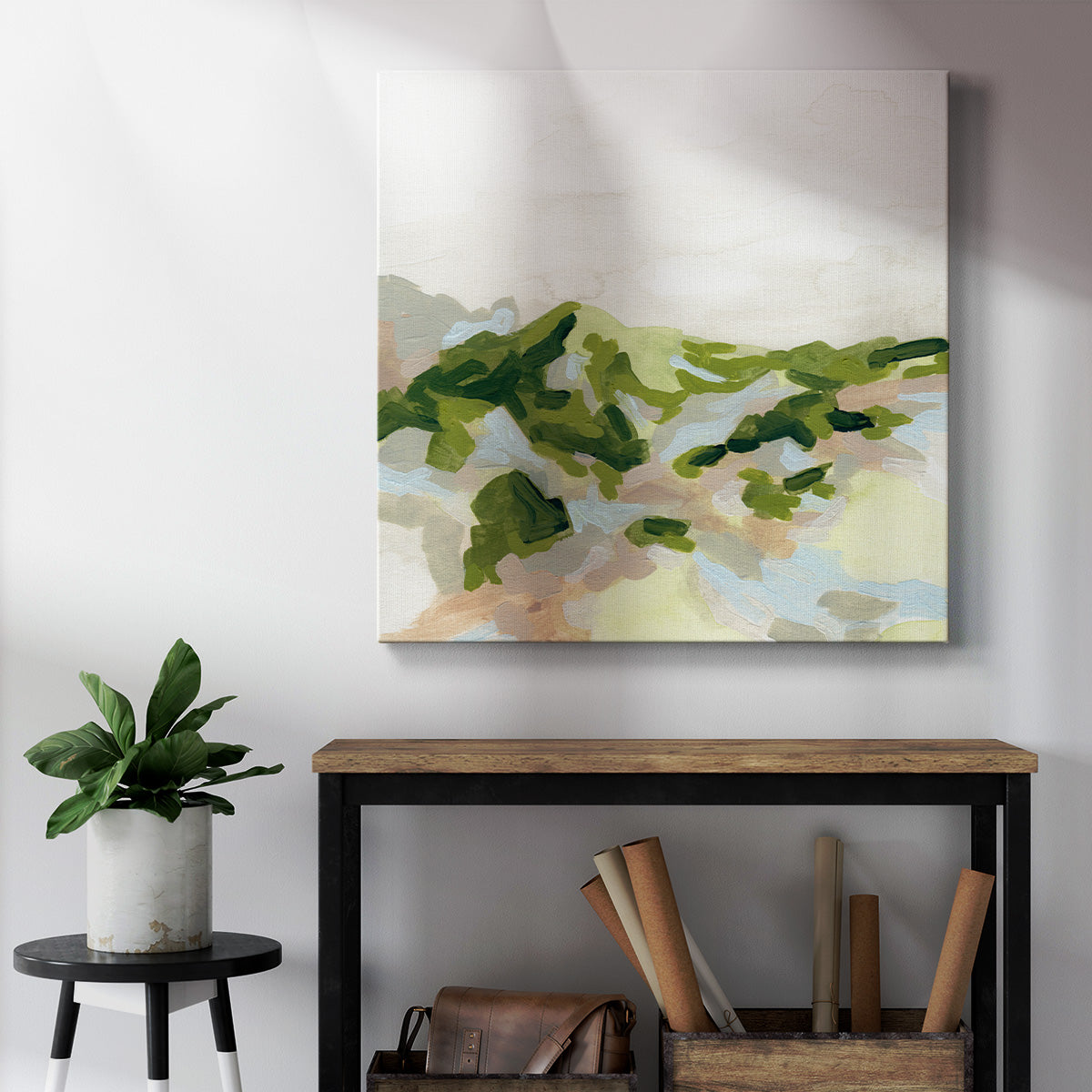 Emerald Hills I - Canvas Art Print