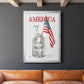 America My Home Sweet Home - Modern Framed Canvas Print