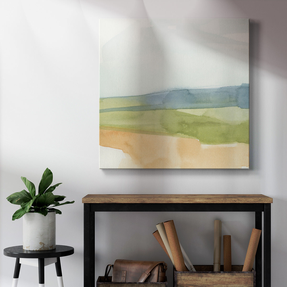 Pastel Slopes I - Canvas Art Print