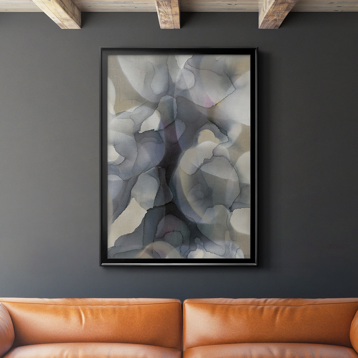 Heavy Weather - Modern Framed Canvas Print