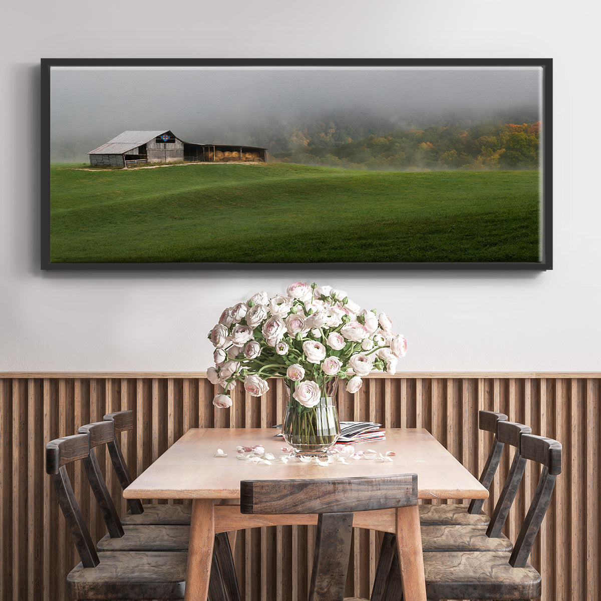Mountain Air - Floater Framed Canvas Print