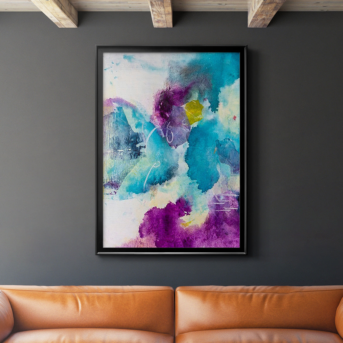 Dreaming I - Modern Framed Canvas Print