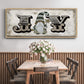 Winter Wonderland Friend Joy - Floater Framed Canvas Print