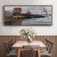 The Seine at Petit - Floater Framed Canvas Print